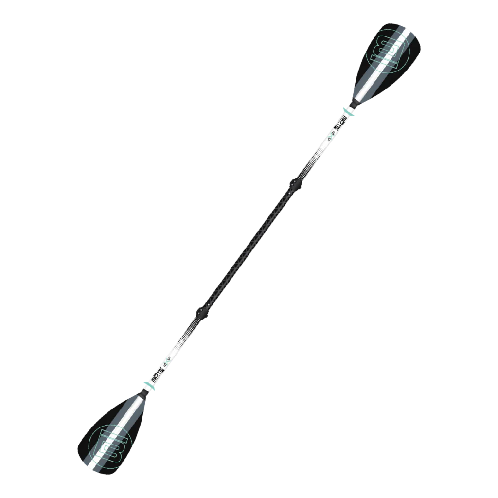 4-Piece Hybrid Adjustable Fiberglass Paddle Black - Image 4