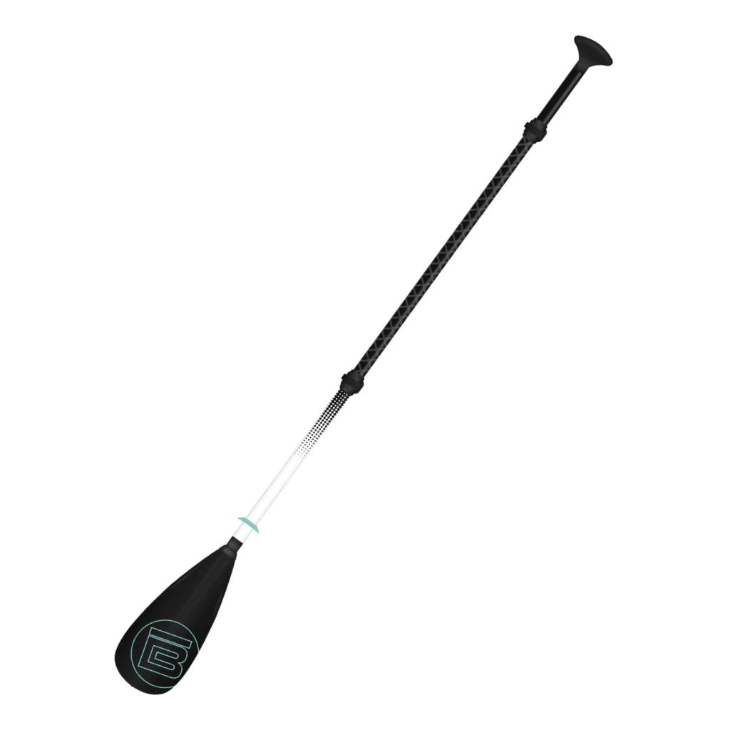 4-Piece Kids Hybrid Adjustable Fiberglass Paddle Black - Image 3