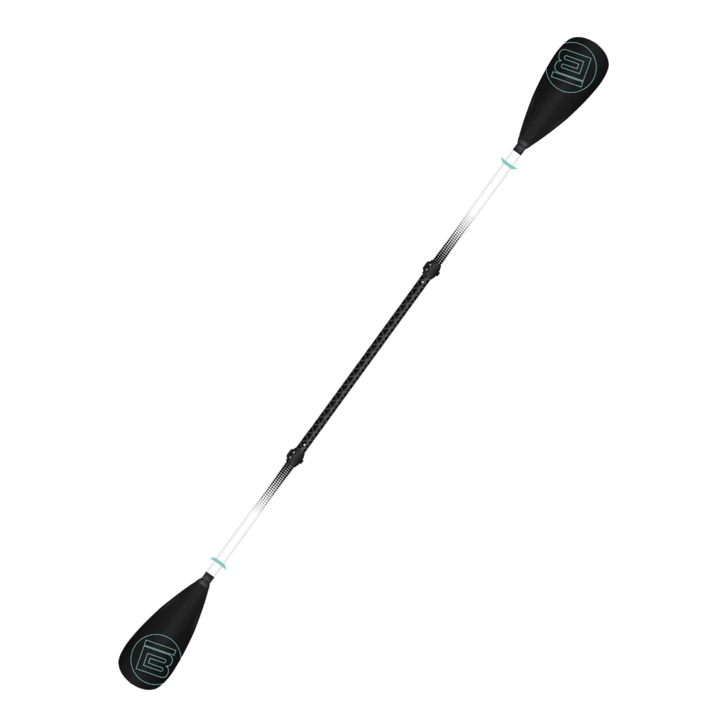 4-Piece Kids Hybrid Adjustable Fiberglass Paddle Black - Image 4