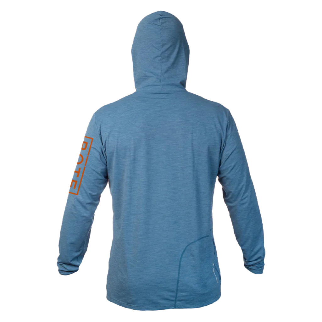 Men's Low Pro Tech Hoody BOTE Boxed Bahama Heathered - Image 3