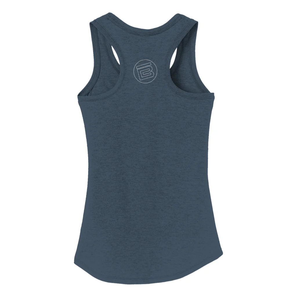 Womens BOTE Logo Navy Tank - Image 4