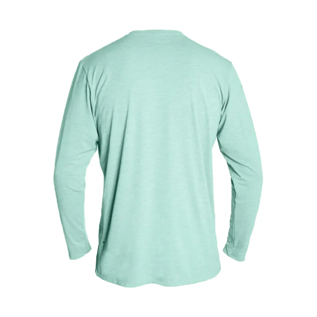 Youth Low Pro Tech Long Sleeve BOTE Logo Seafoam Heathered - Image 3